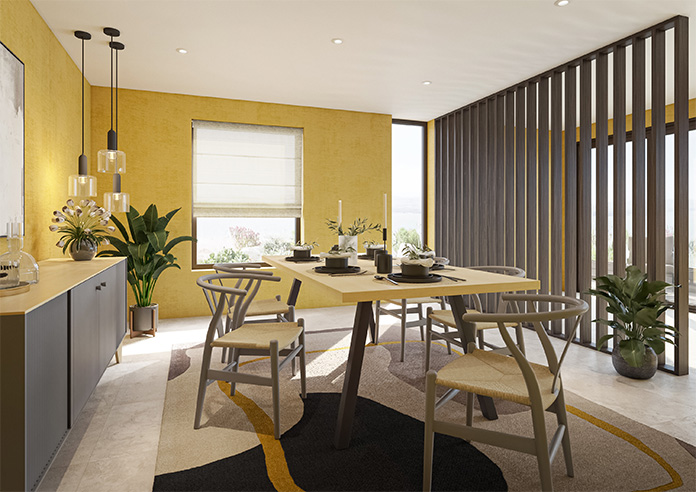 Padua Voile, Ivory - Roman Blind - Image 6